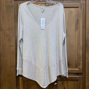 Long sleeve beige sweater